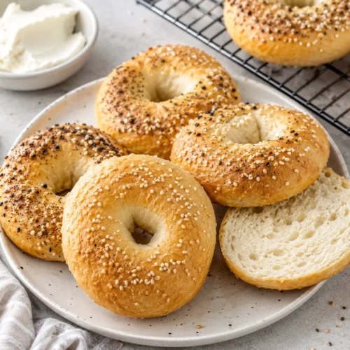 2-Ingredient Greek Yogurt Bagels