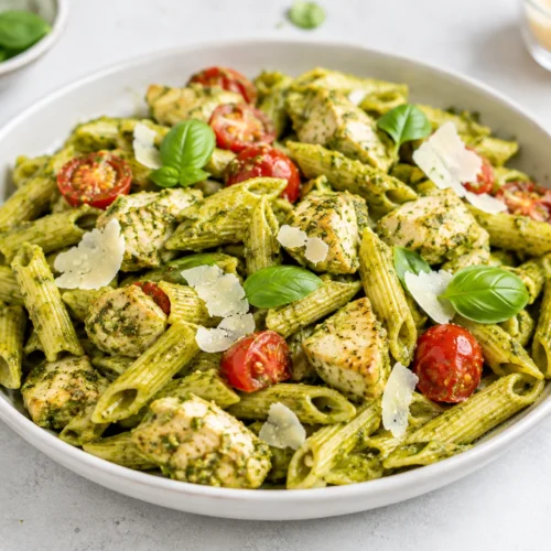 20-Minute Chicken Pesto Pasta