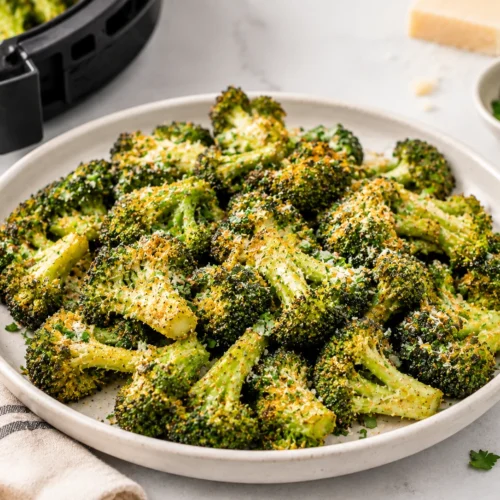 Air Fryer Parmesan Broccoli