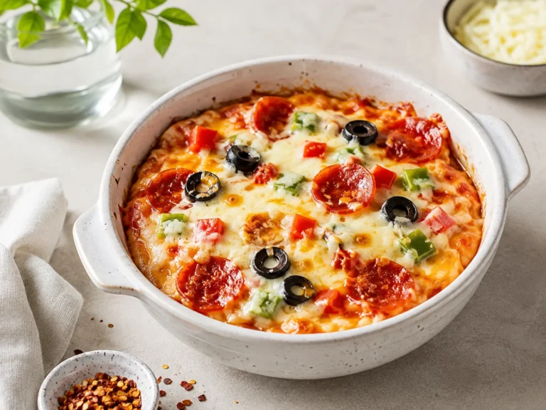 Cottage Cheese Pizza Bowl