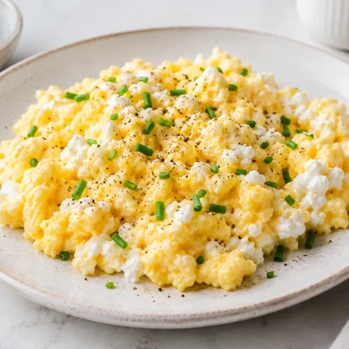 Cottage Cheese Scrambled Eggs – High Protein Breakfast