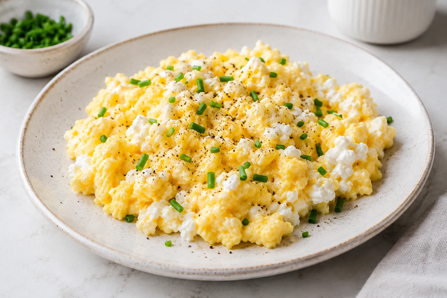 Cottage Cheese Scrambled Eggs – High Protein Breakfast