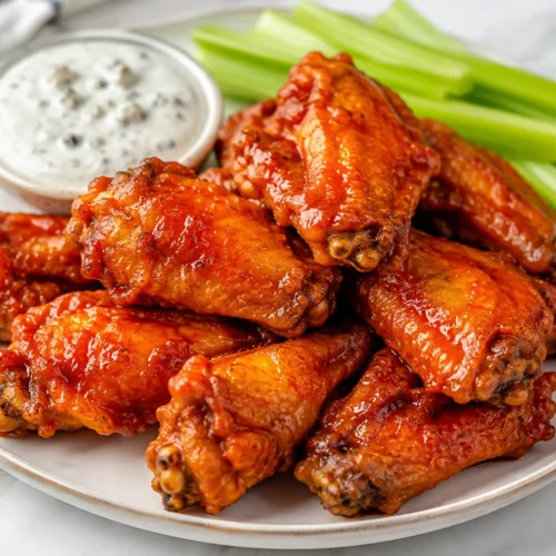 Crispy Air Fryer Buffalo Wings