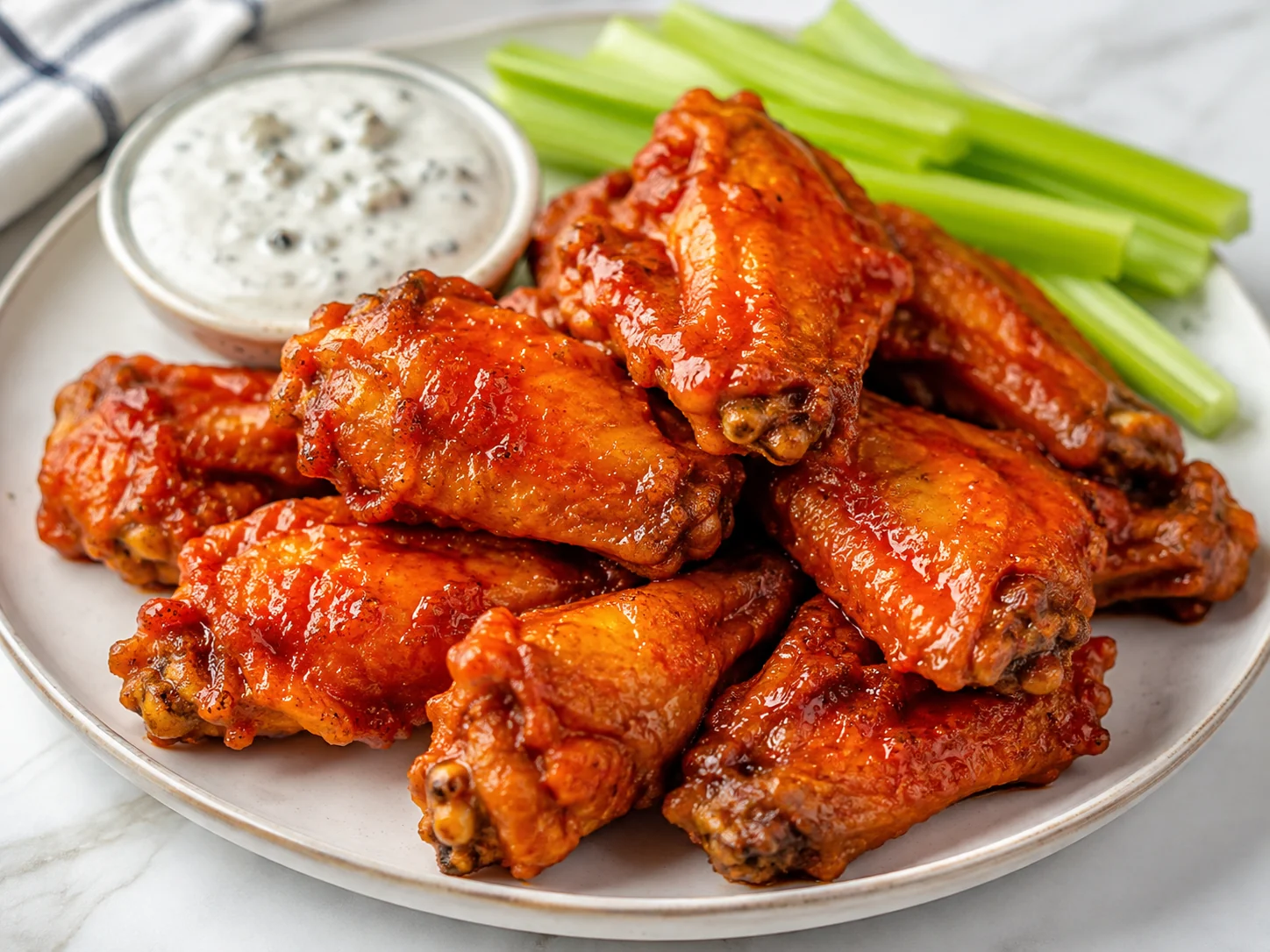 Crispy Air Fryer Buffalo Wings