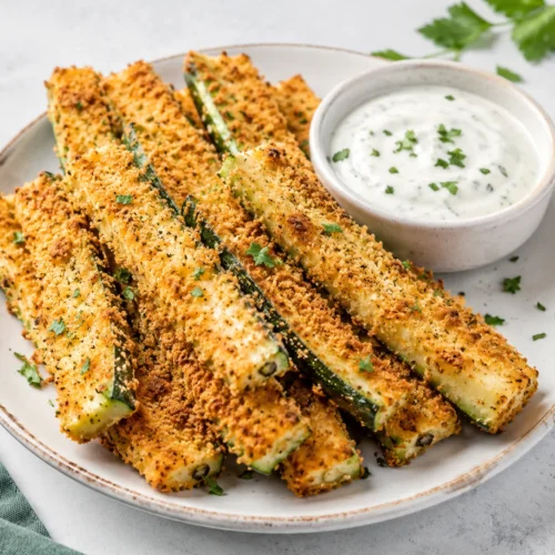Crispy Air Fryer Zucchini Fries
