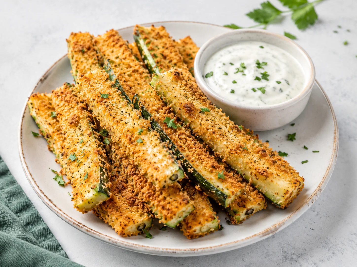 Crispy Air Fryer Zucchini Fries