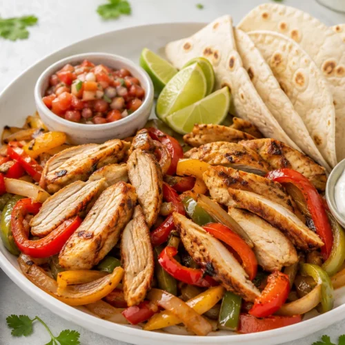 Easy Air Fryer Chicken Fajitas
