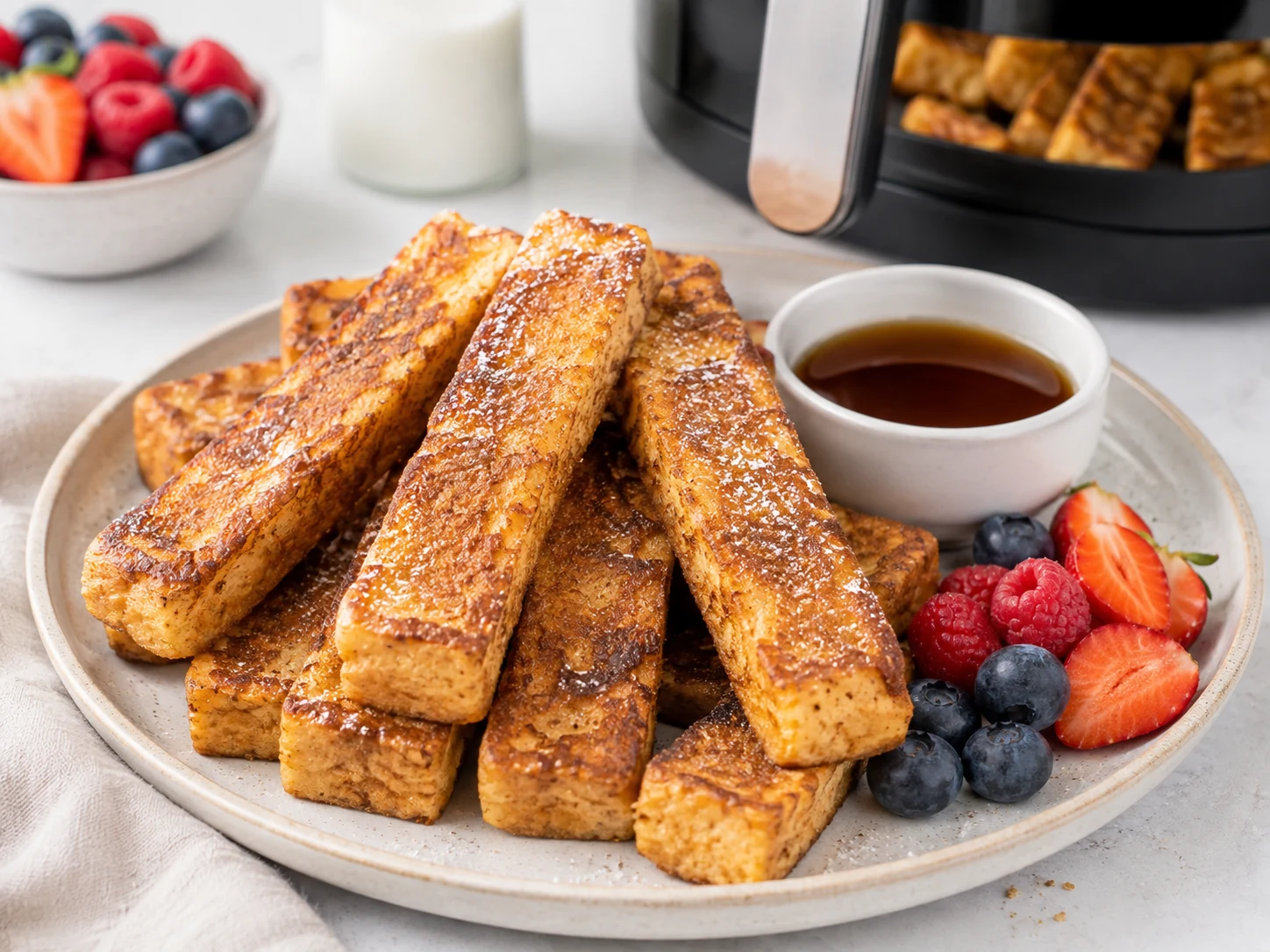 Easy Air Fryer French Toast Sticks
