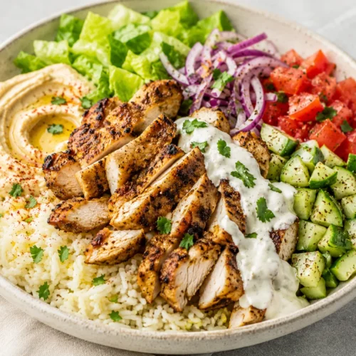 Easy Chicken Shawarma Bowl