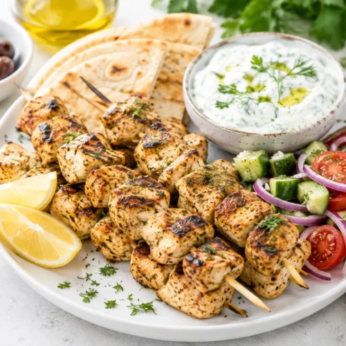 Easy Greek Chicken Souvlaki