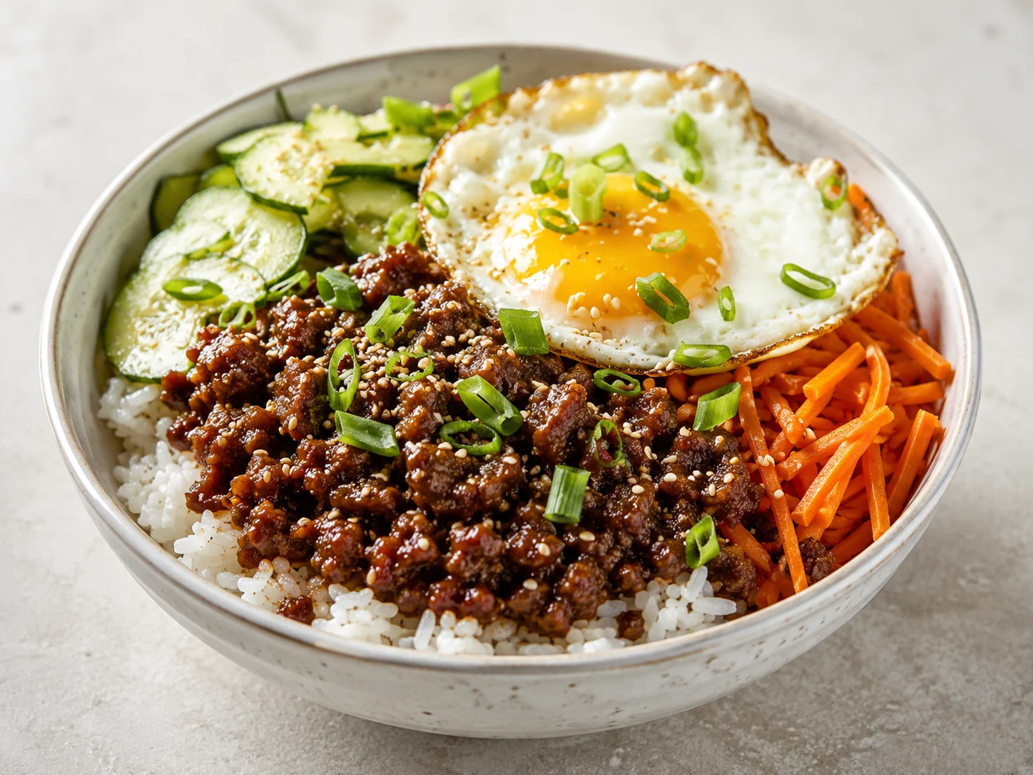 Easy Korean Ground Beef Bowl