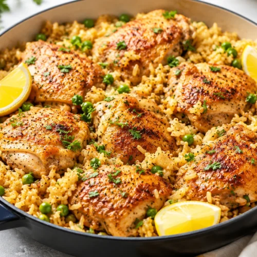 Easy One-Pan Chicken and Rice