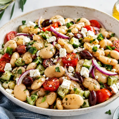 Greek Butter Bean Salad