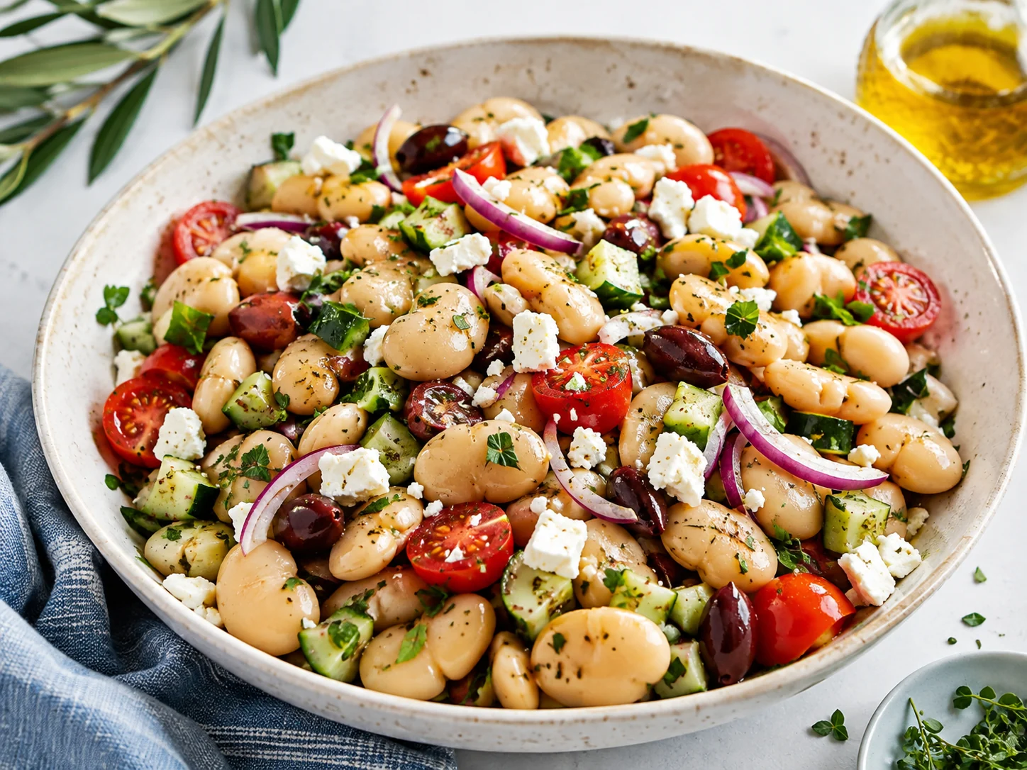Greek Butter Bean Salad