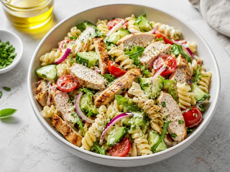 High-Protein Chicken Pasta Salad