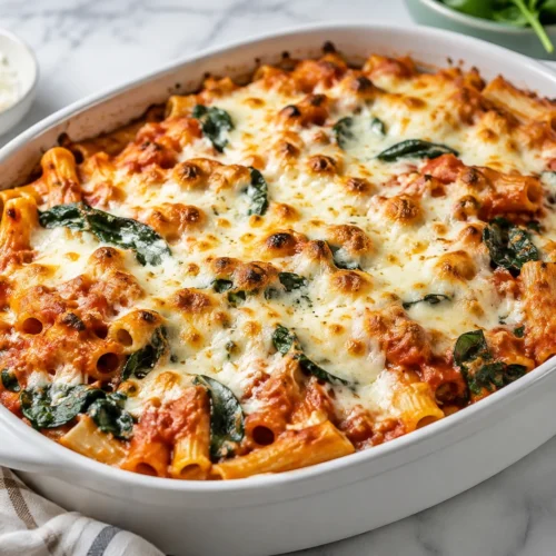 High-Protein Cottage Cheese Baked Ziti