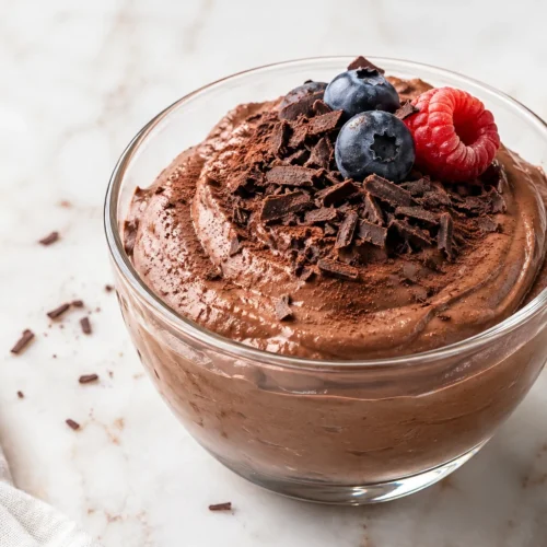 High-Protein Greek Yogurt Chocolate Mousse