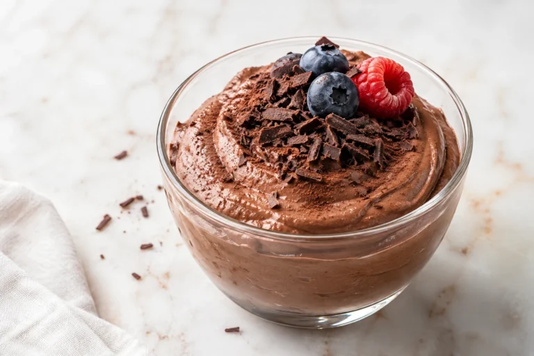High-Protein Greek Yogurt Chocolate Mousse