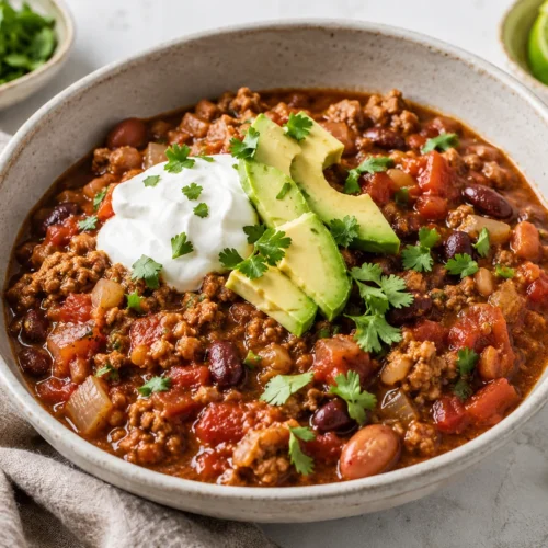 High-Protein Turkey Chili