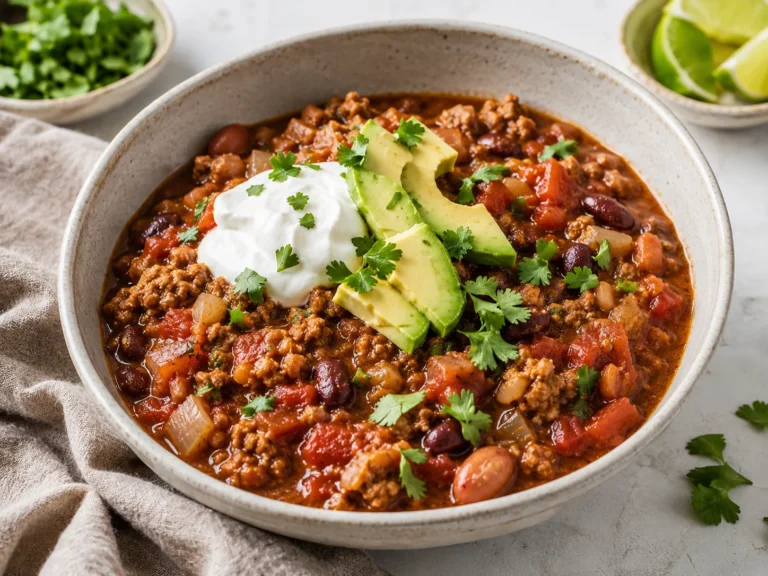 High-Protein Turkey Chili