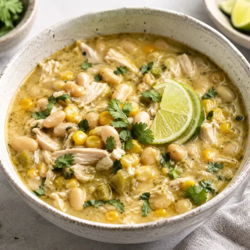 High-Protein White Chicken Chili