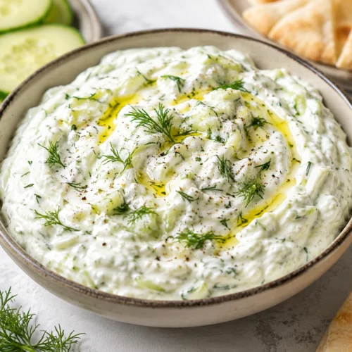 Homemade Greek Yogurt Tzatziki