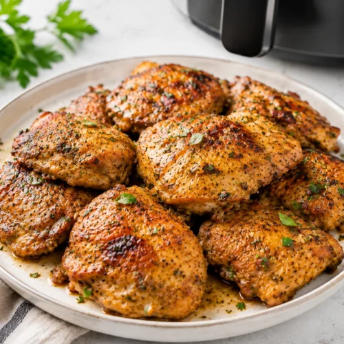 Juicy Air Fryer Boneless Chicken Thighs