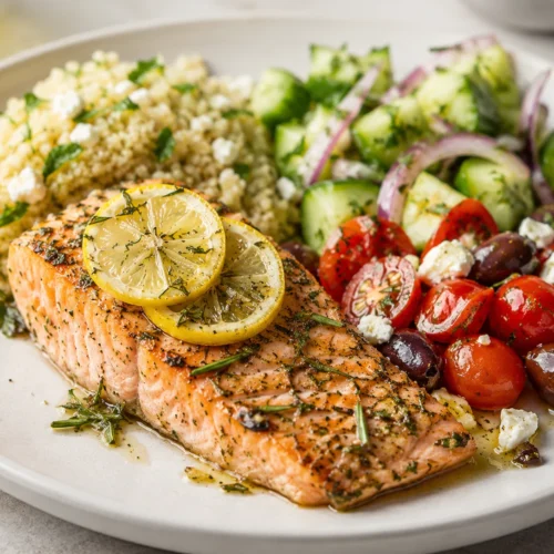 Lemon Herb Mediterranean Salmon
