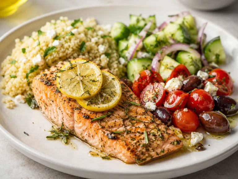 Lemon Herb Mediterranean Salmon