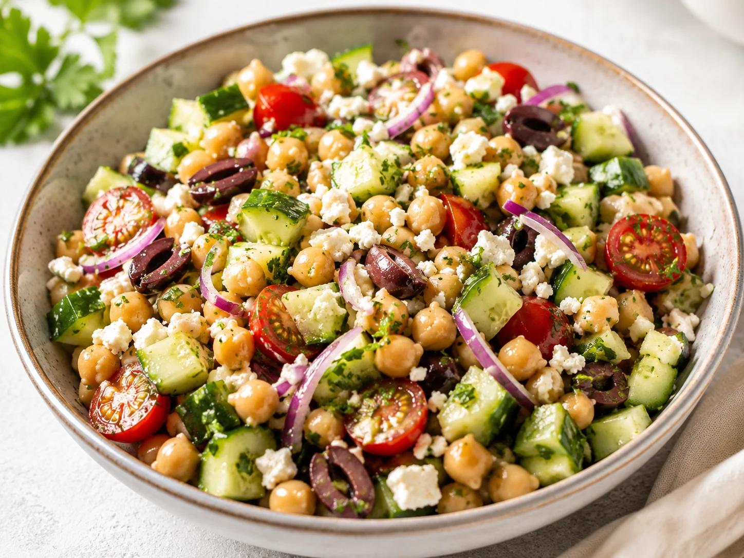 Mediterranean Chickpea Salad