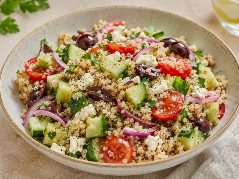 Mediterranean Quinoa Salad with Feta