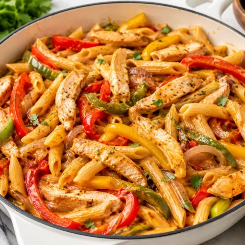 One-Pot Chicken Fajita Pasta